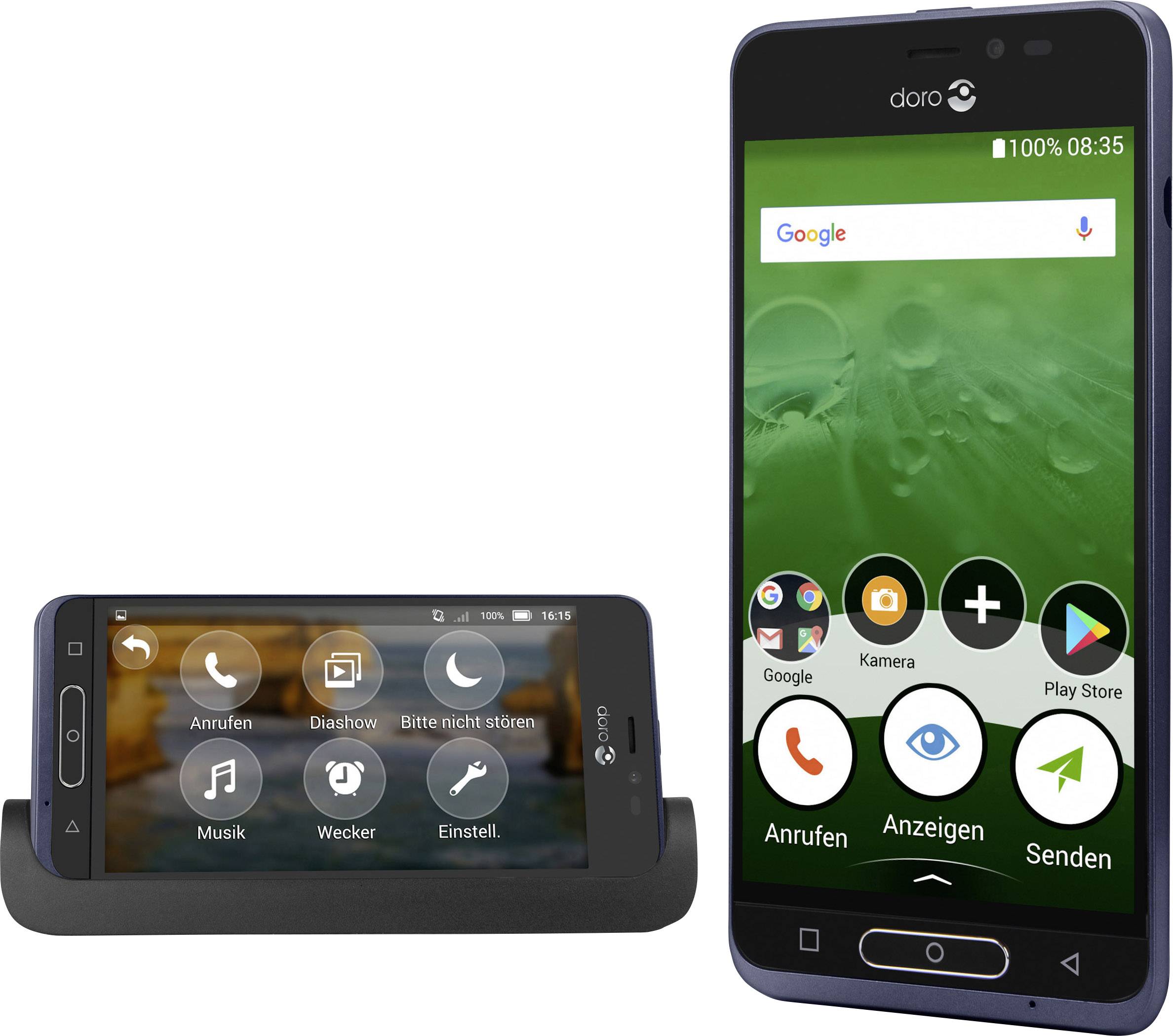 Doro 8035 12,7 cm 5"Smartphone 4G, LTE, 5MP , 16GB , WiFi, GPS-2