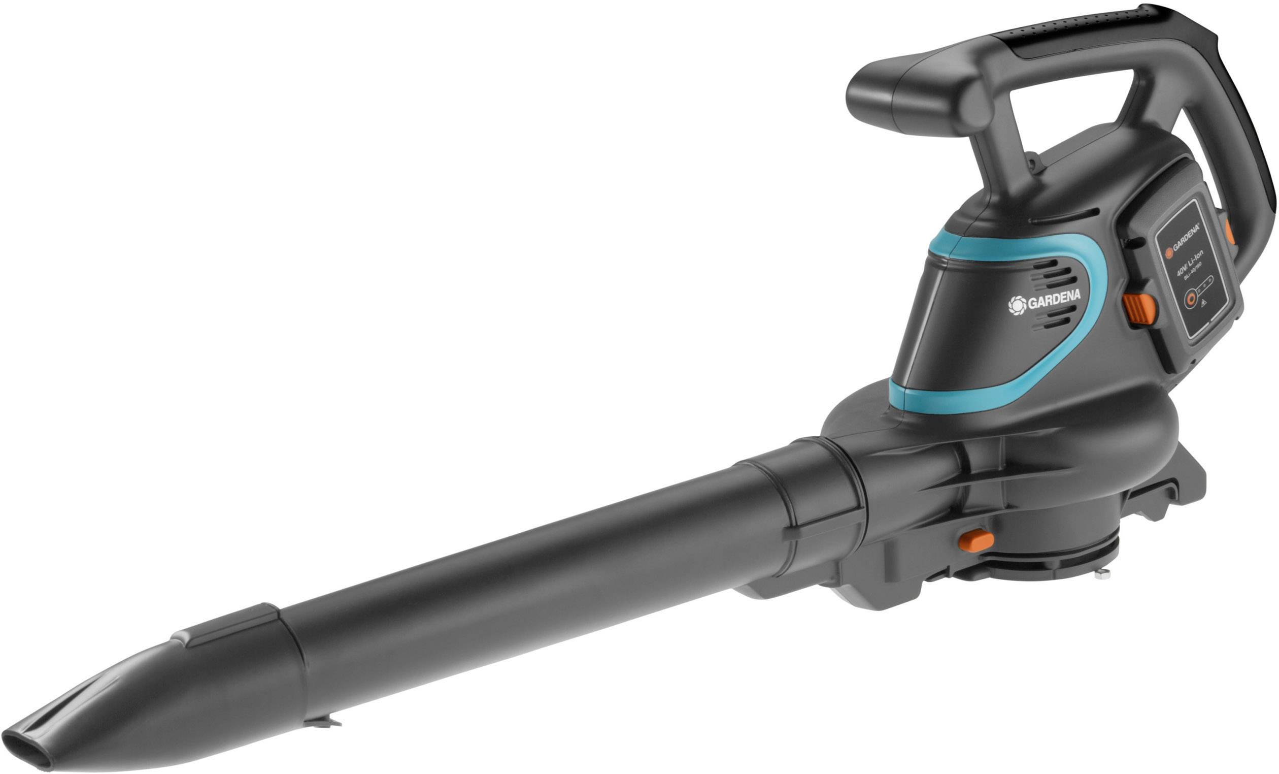 GARDENA PowerJet 40Li Akku Laubbläser, Laubsauger, Laubhäcksler inkl