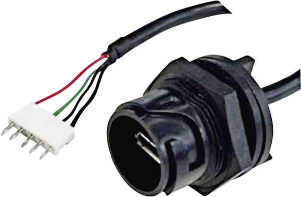 Micro-USB B Einbaubuchse Buchse, Einbau Buccaneer 4000 Passend für: PXP4040 PXP4043/B Bulgin Inhalt: 1 St.
