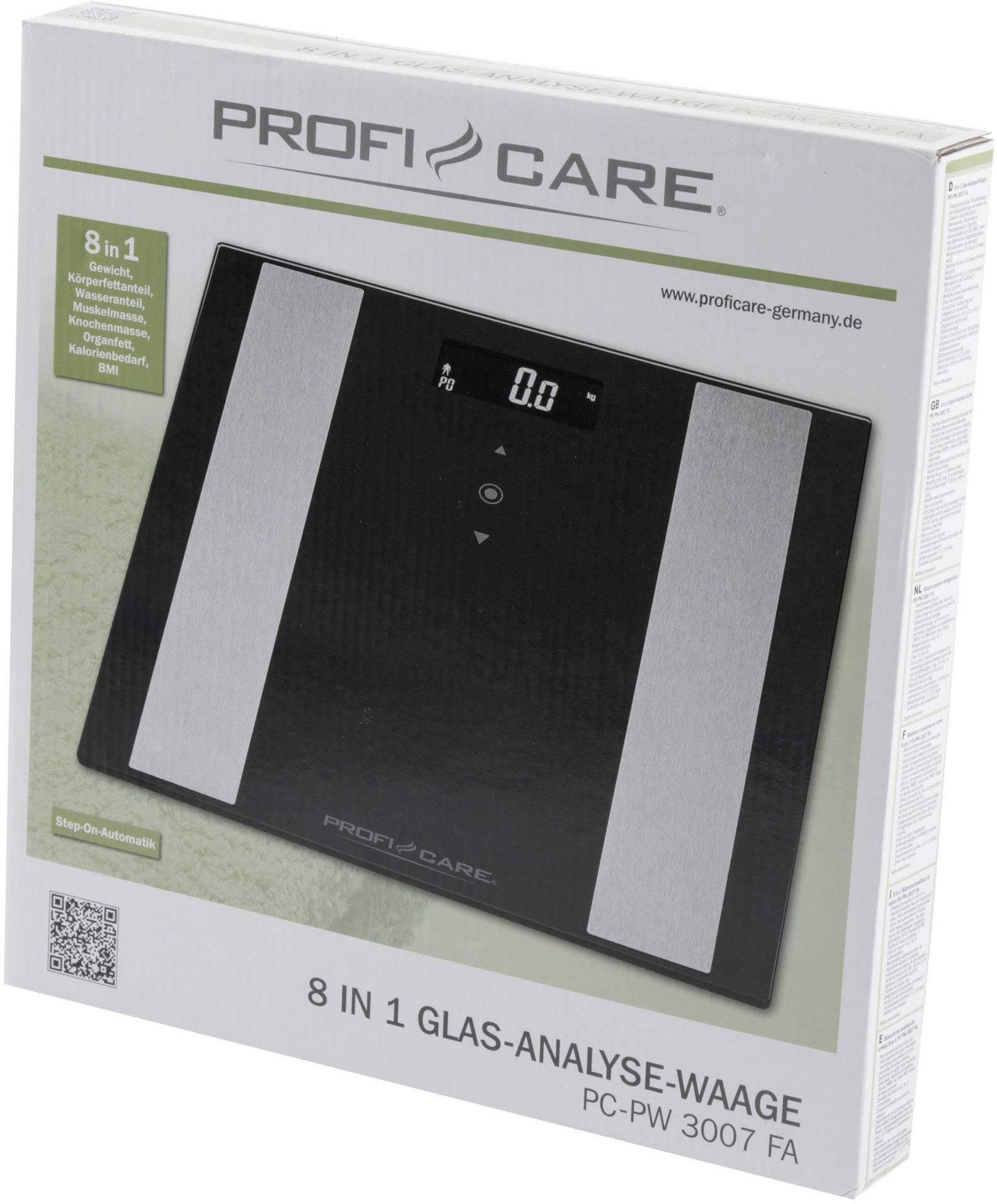 PROFICARE Personenwaage ProfiCare,8in1 PC-PW3007FA sw-5