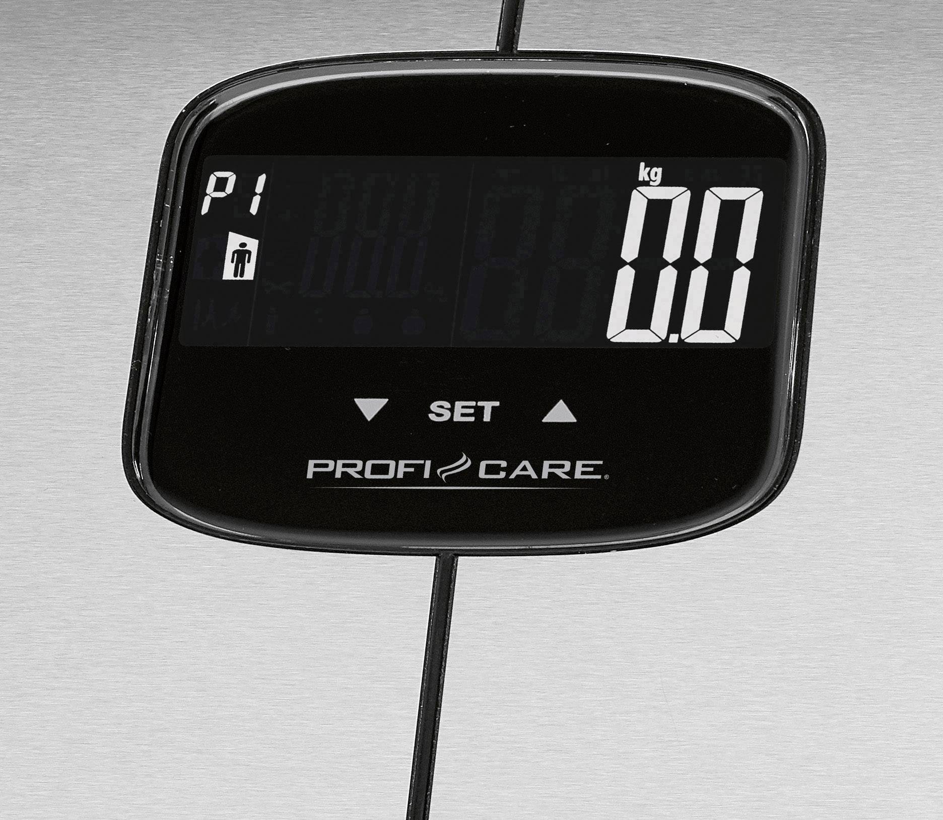 PROFI CARE Personenwaage PC-PW 3006 FA, Edelstahl (97000067)-2