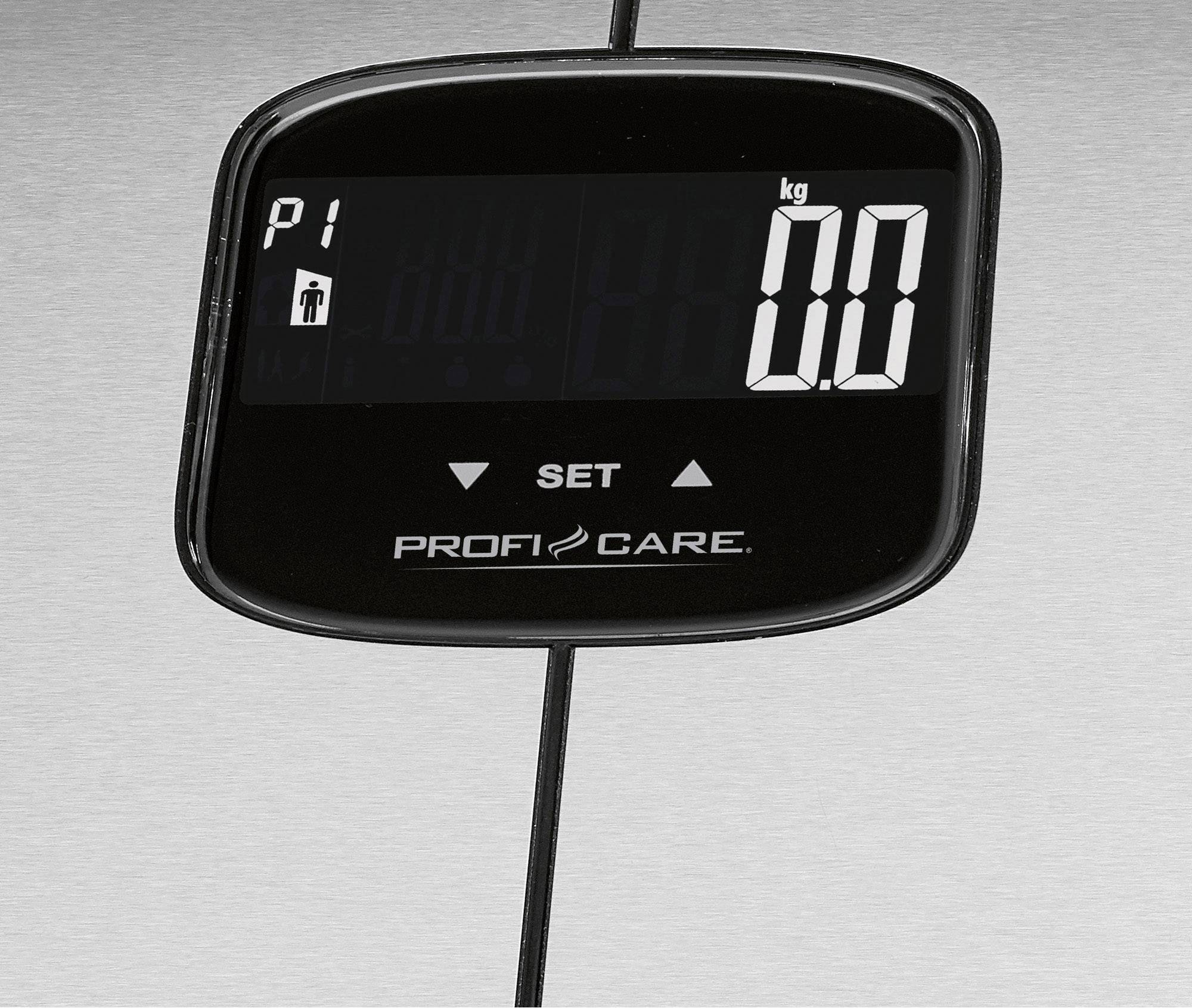 PROFI CARE Personenwaage PC-PW 3006 FA, Edelstahl (97000067)-3