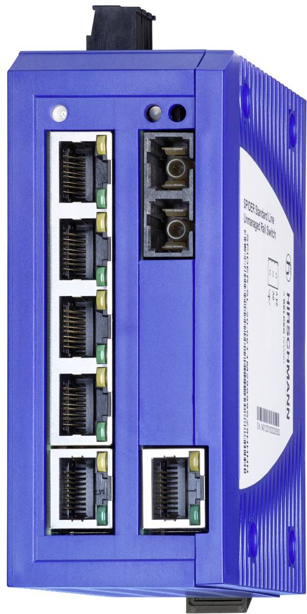 Hirschmann 942132011 SPIDER-SL-20-06T1S29999SY9HHHH Industrial Ethernet Switch 10 / 100 / 1000 MBit/s