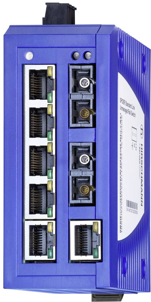 Hirschmann 942132013 SPIDER-SL-20-06T1S2S299SY9HHHH Industrial Ethernet Switch