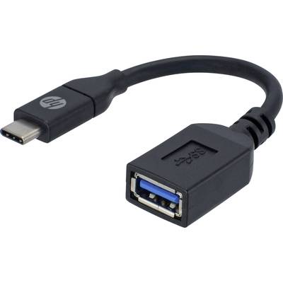 HP USB 3.2 Gen 1 (USB 3.0) Adapter [1x USB-C® Stecker - 1x USB 3.2 Gen 1 Buchse A (USB 3.0)] 2UX19AA#ABB  