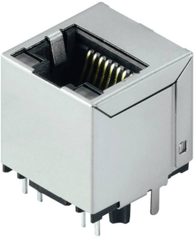 Weidmüller RJ45M R1V 3.3N4YG/YG TY 1534750000 Buchse, Einbau vertikal Polzahl Sensoren 8 Silber, Schwarz 120 St.