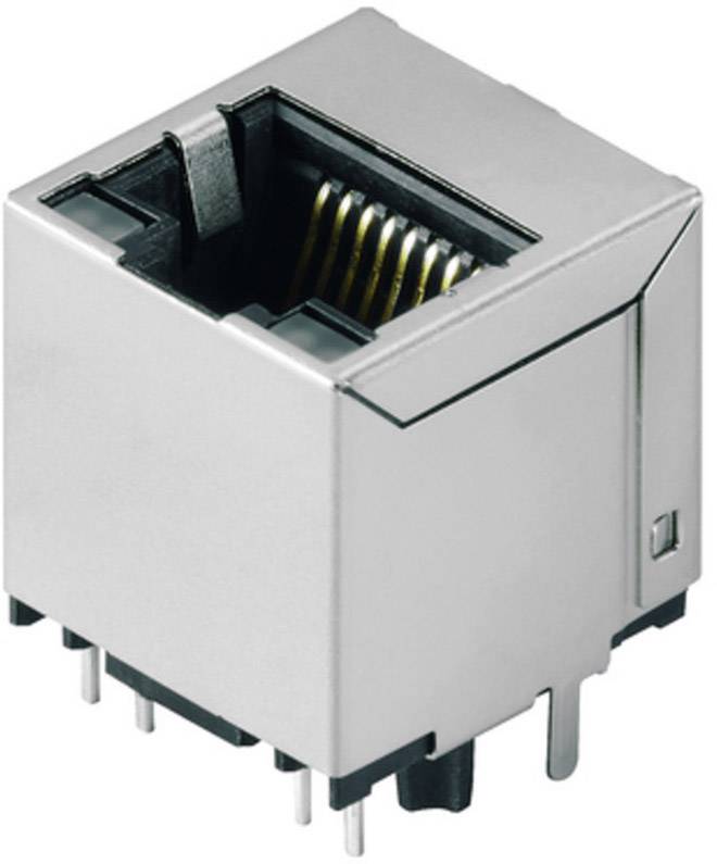 Weidmüller RJ45G1 R1V 3.3N4YG/YG TY 1534760000 Buchse, Einbau vertikal Polzahl Sensoren 10 Silber, Schwarz 120 St.
