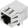 Weidmüller RJ45C5 R1D 3.3E4N RL RJ45-Steckverbinder CAT 5 2562910000 Buchse, Einbau horizontal Polzahl Sensoren 8 Silber, Schwarz 200 St.