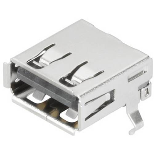 Thumbnail - USB-Steckverbinder 2.0 Buchse, Einbau horizontal USB2.0A S1H 1.4N4 TY BK 2563720000 Weidmüller Inhalt: 100 St.