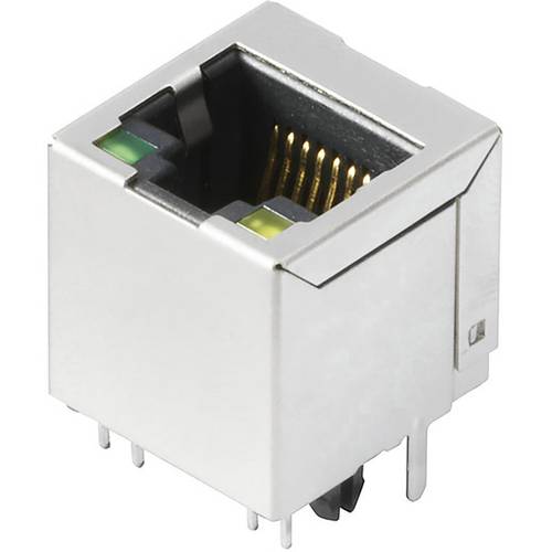 Thumbnail - Weidmüller RJ45C5 T1V 3.2N4G/Y TY RJ45-Steckverbinder CAT 5 2562960000 Buchse, Einbau vertikal Polzahl Sensoren 12 Silbe...