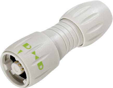 Kabelstecker S.770 MED 8pol. weiss KD 6-8mm | BINDER | Serie 770 | Miniatur-1