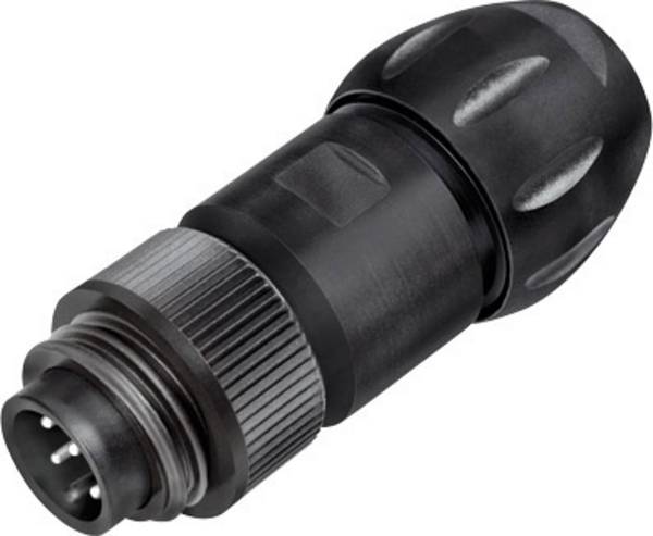 binder 99 4221 300 04 Subminiatur-Rundsteckverbinder Stecker, gerade Gesamtpolzahl: 3 + PE   1 St.
