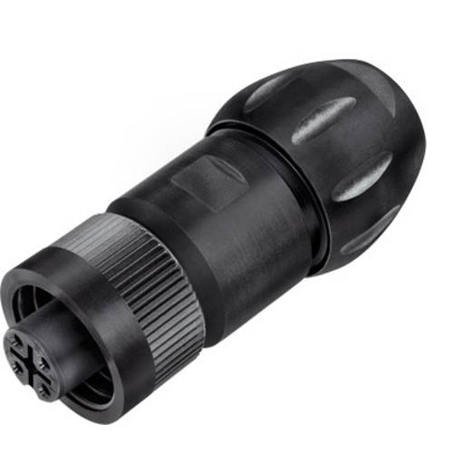 binder 99 4218 300 07 Subminiatur-Rundsteckverbinder Kupplung, gerade Gesamtpolzahl: 6 + PE 1 St.