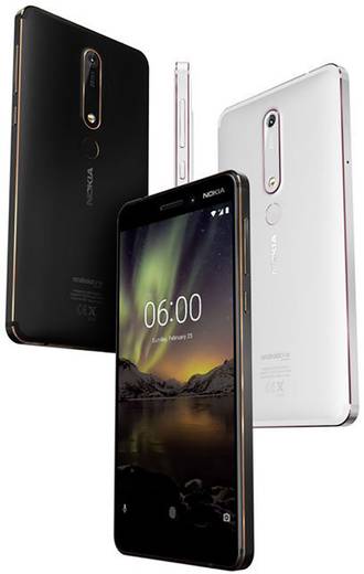 Nokia 6 (2018) Smartphone Dual-SIM 32 GB 14 cm (5.5 Zoll ...