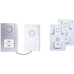 Bezdrátový domovní telefon m-e modern-electronics AC-220 40942, bílostříbrná