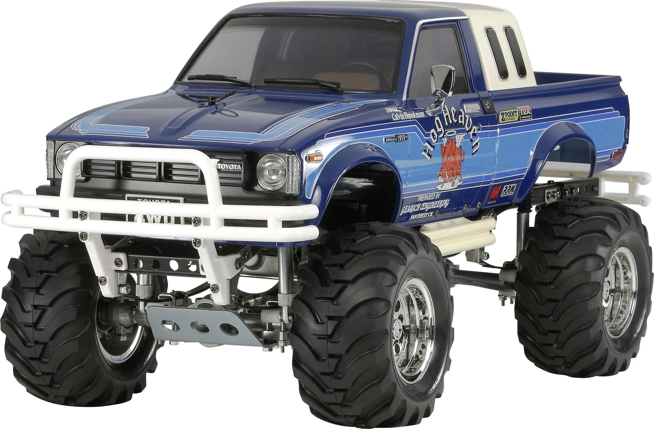 Tamiya Toyota 4x4 PickUp Bruiser Brushed 1:10 RC Modellauto Elektro Monstertruck Allradantrieb (4WD) Bausatz-5