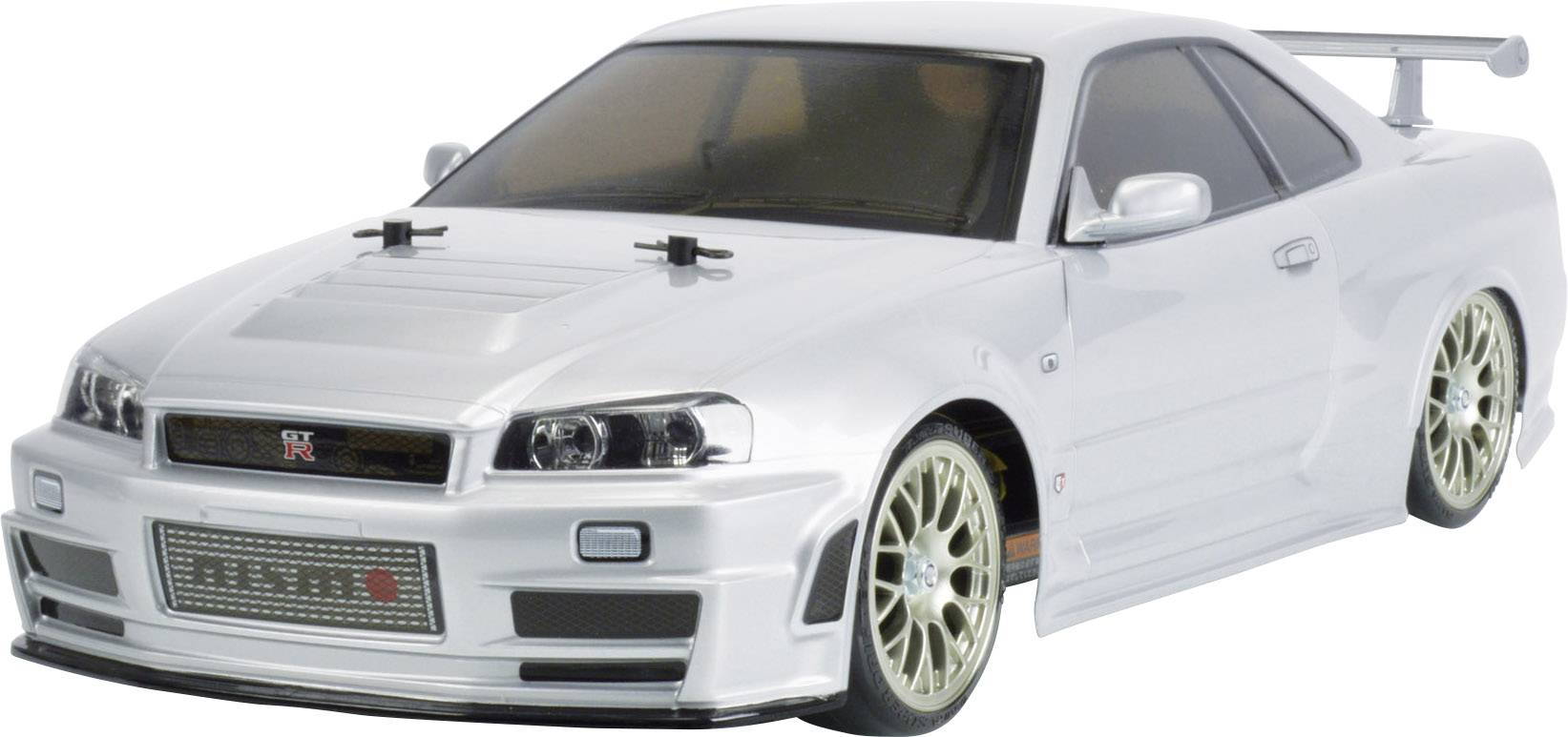 Tamiya TT-02D Nismo R34 GT-R Z-Tune Brushed 1:10 RC Modellauto Elektro Straßenmodell Allradantrieb (4WD) Bausatz