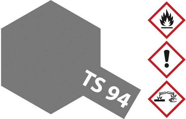 Tamiya Acrylfarbe Metallic-Grau (glänzend) TS-94 Spraydose 100 ml