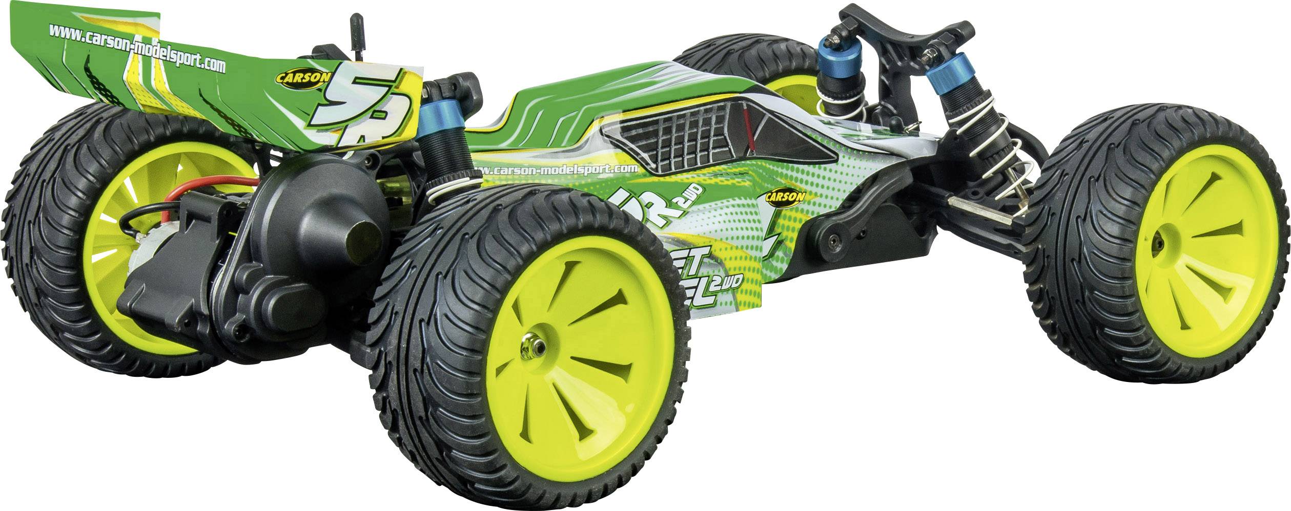 Carson Modellsport Street Rebel X10 Brushed 1:10 RC Modellauto Elektro Buggy Heckantrieb (2WD) 100% RtR 2,4 GHz inkl. Ak-9