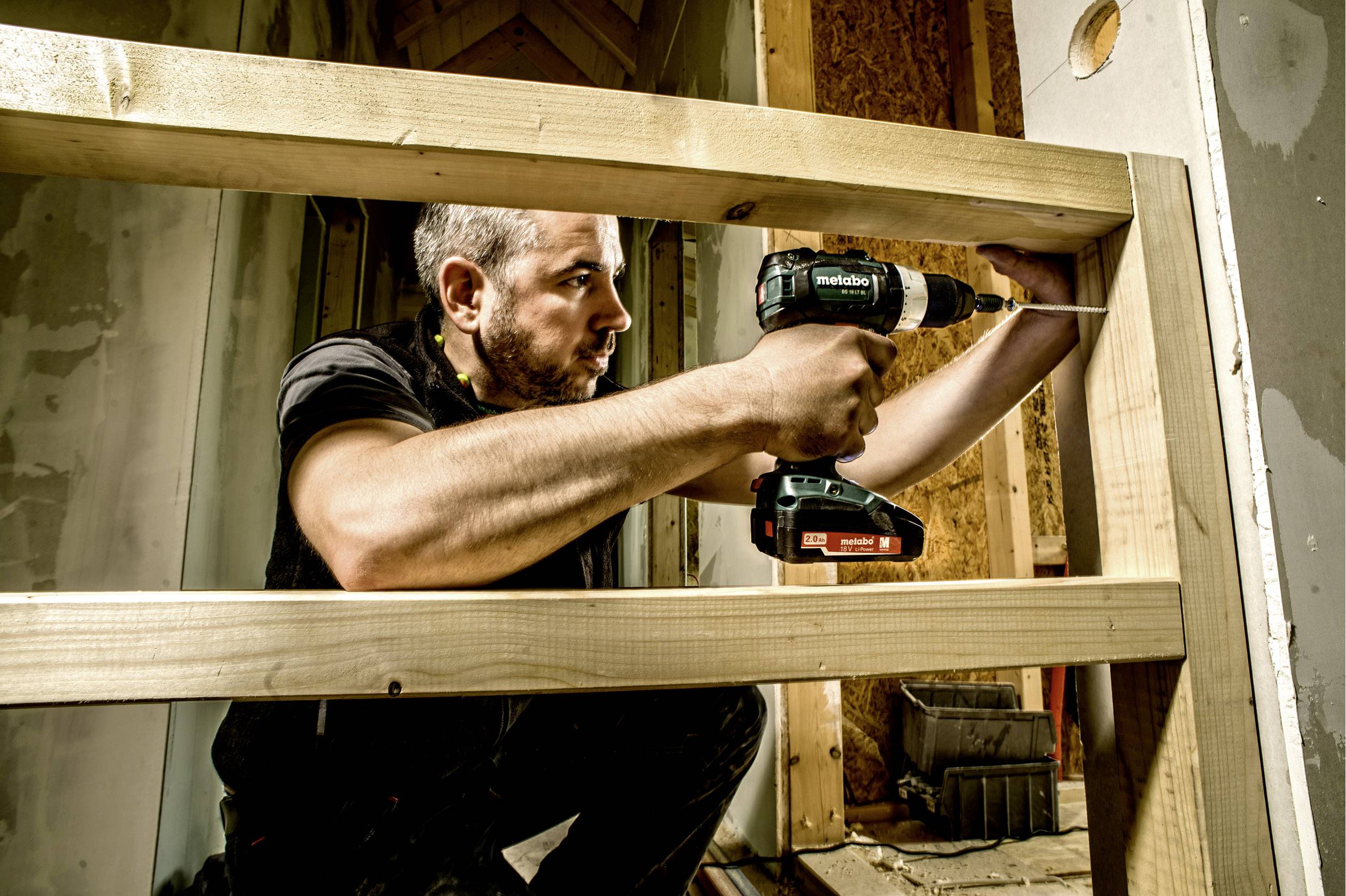Metabo BS 18 LT BL 602325500 Akku-Bohrschrauber 18 V 4 Ah Li-Ion inkl. Koffer, mit Zubehör, inkl. 2. Akku-4