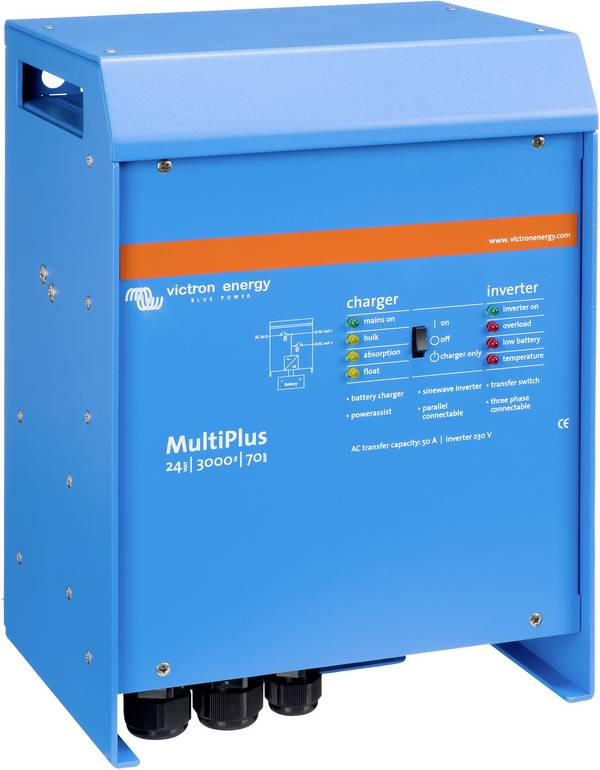 Victron Energy Netzwechselrichter MultiPlus C 24/3000/70-16 3000 W 24 V/DC - 230 V/AC integrierter Laderegler