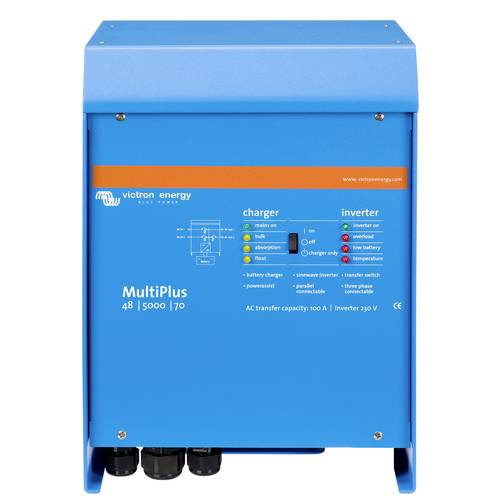 Thumbnail - Victron Energy Netzwechselrichter MultiPlus 48/5000/70-100 5000 W 48 V/DC - 230 V/AC integrierter Laderegler