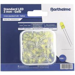 Image of Barthelme LED-Sortiment Gelb Rund 3 mm 600 mcd 30 ° 20 mA 2 V