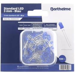 Image of Barthelme LED-Sortiment Blau Rund 3 mm 1500 mcd 30 ° 20 mA 3 V