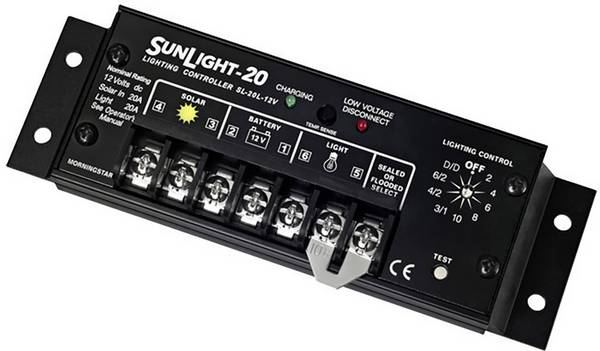 Morningstar SunLight SL-10L 12V Laderegler PWM 12 V 10 A