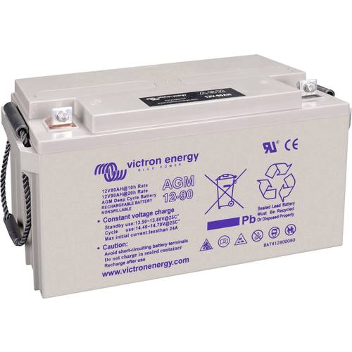 Victron Energy Blue Power BAT412800104 Solarakku 12 V 90 Ah Blei-Gel (B x H x T) 350 x 183 x 167 mm M8-Schraubanschluss