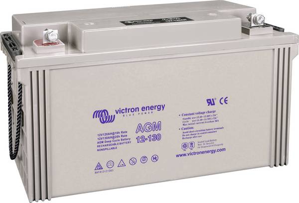 Victron Energy Blue Power BAT412121104 Solarakku 12 V 130 Ah Blei-Gel (B x H x T) 41 x 22.7 x 17.6 cm M8-Schraubanschluss