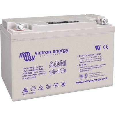 Victron Energy Blue Power BAT412101104 Solarakku 12 V 110 Ah Blei-Gel (B x H x T) 330 x 220 x 171 mm M8-Schraubanschluss