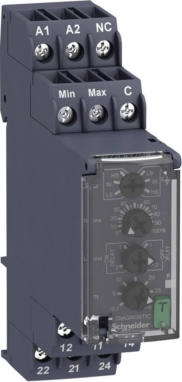 Schneider Electric Überwachungsrelais 2 Wechsler 1 St. RM22LA32MR Füllstandsüberwachung (leitfähige Flüssigkeiten), Zu- oder Abpumpen