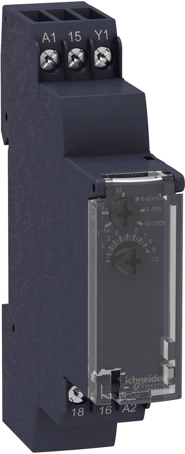 Schneider Electric RE17LAMW RE17LAMW Zeitrelais Monofunktional 1 St. Zeitbereich: 0.1 s - 100 h Piece