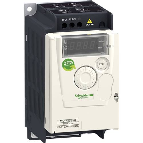 Thumbnail - Schneider Electric Frequenzumrichter ATV12H037M2 0.37 kW 1phasig