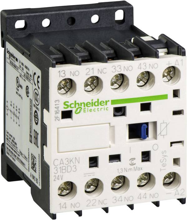 Schneider Electric CA3KN31BD3 Hilfsschütz 3 Schließer, 1 Öffner mit Diode 1 St.