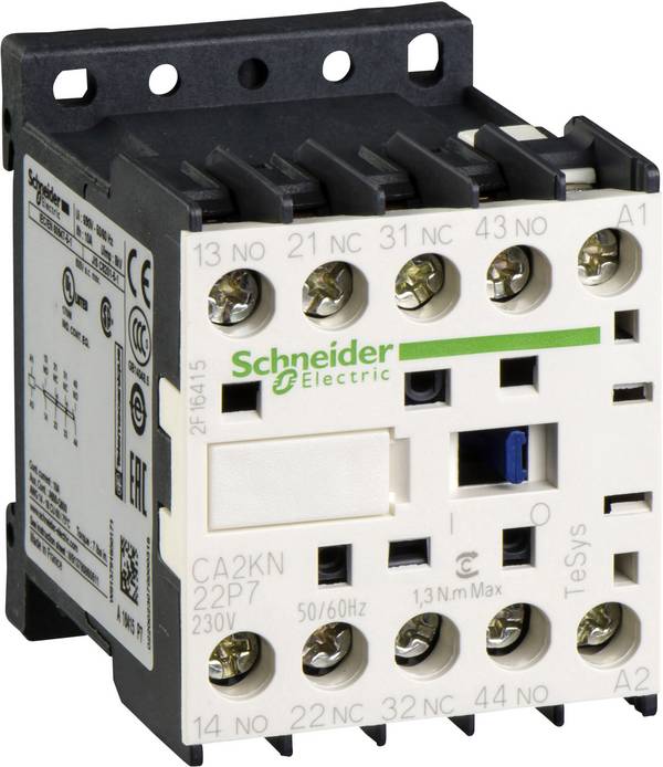 Schneider Electric CA2KN22P7 Hilfsschütz 2 Öffner, 2 Schließer Piece 1 St.