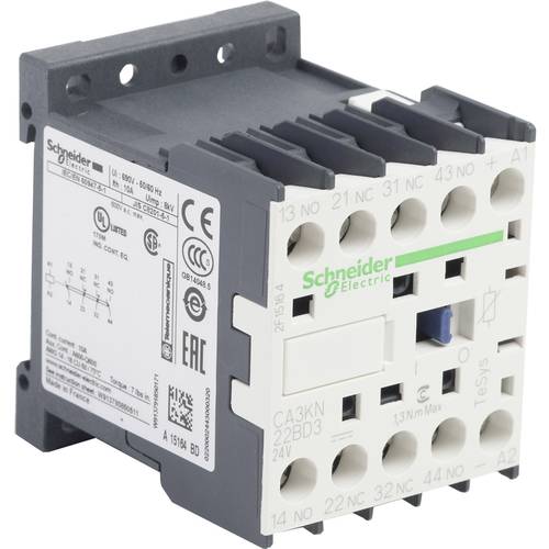 Schneider Electric CA3KN22BD3 Hilfsschütz 2 Öffner, 2 Schließer 1 St.