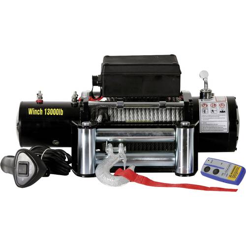 Thumbnail - Berger & Schröter Seilwinde 31807 Zugkraft (rollend)=11800 kg Funk-Fernbedienung, inkl. Rollenfenster, Kabel-Fernbedienu...