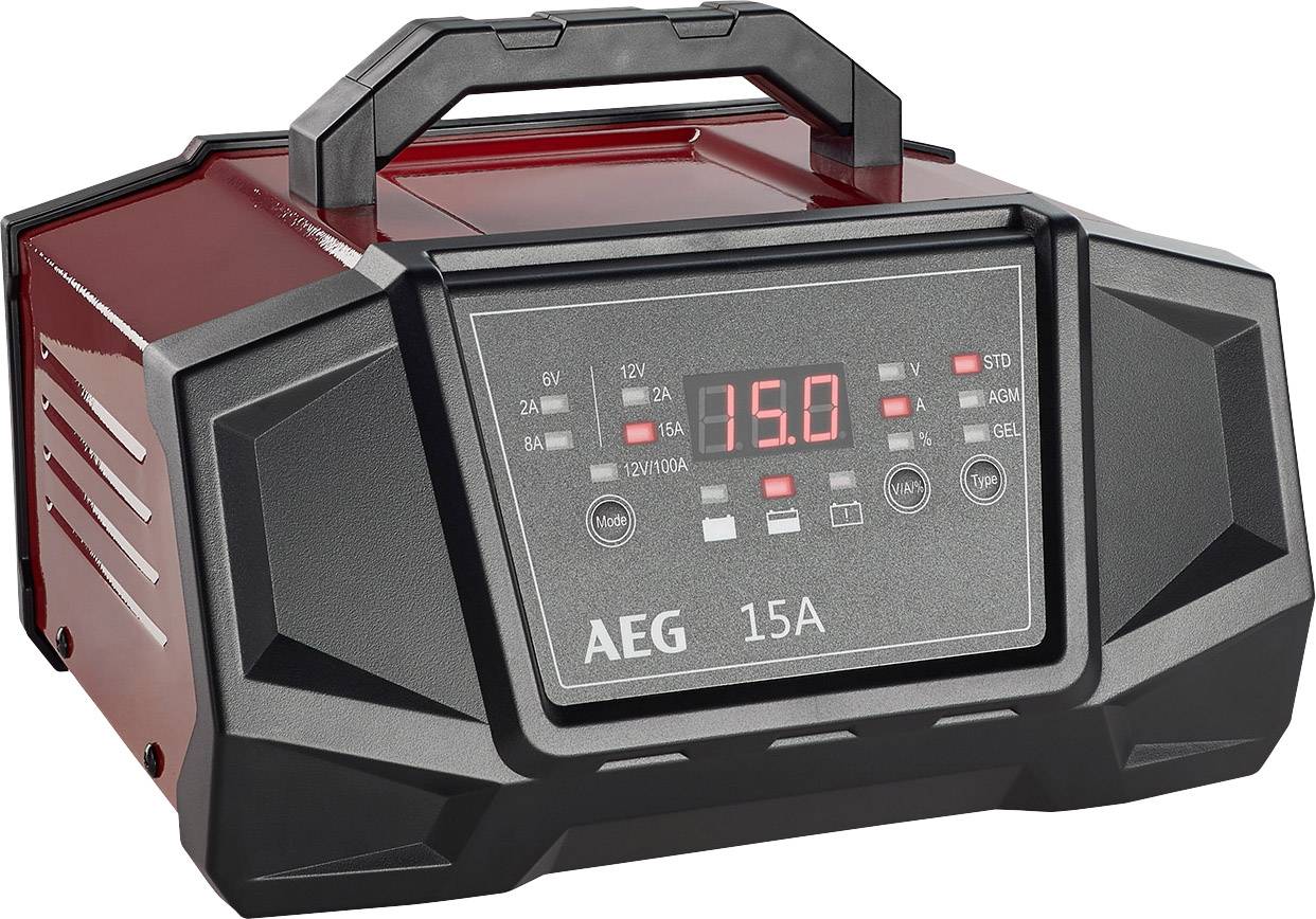 AEG Werk WM15100A 158009 Kfz Ladegerät 12 V, 6 V 8 A 15 A AEG Werk WM15100A 158009 Kfz Ladegerät 12 V, 6 V 8 A 15 A
