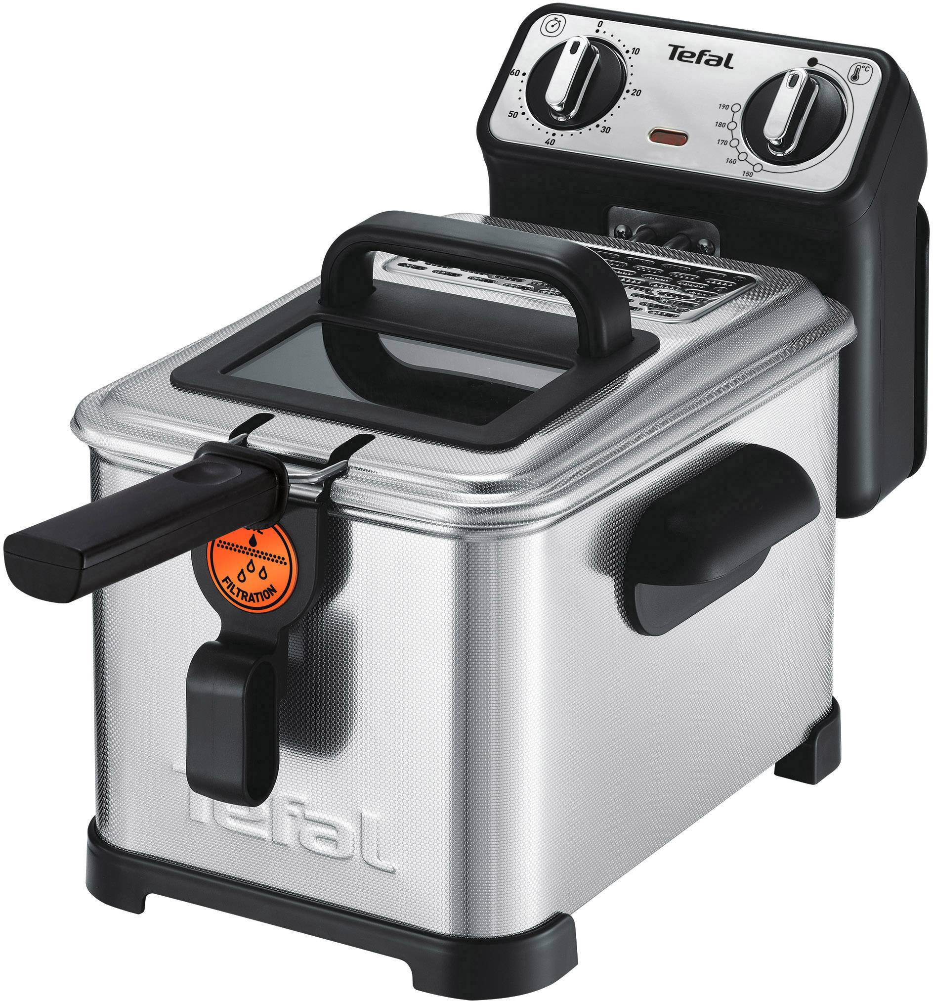 Tefal Filtra Pro Inox&Desig Fritteuse 3 l Edelstahl-1