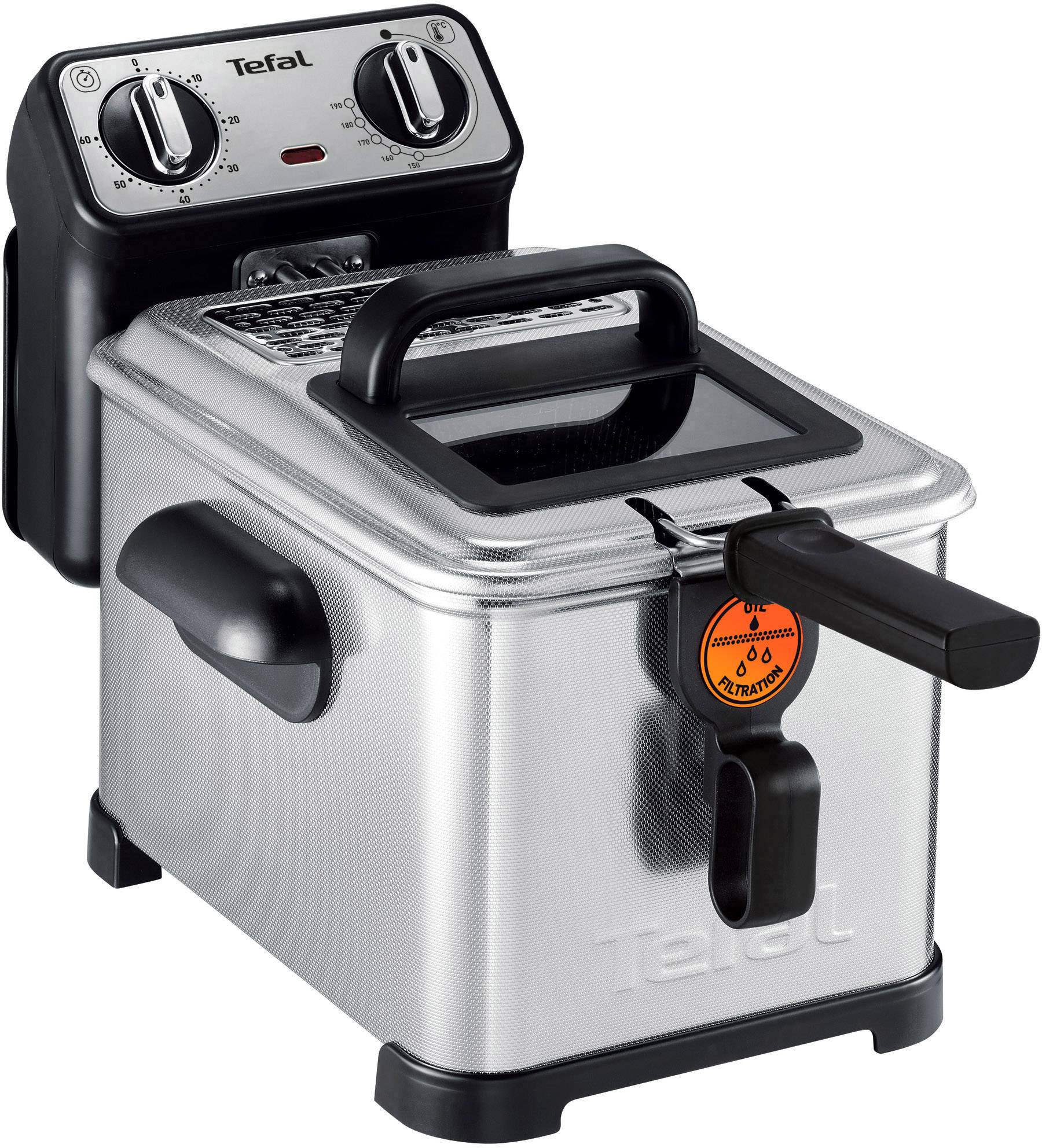 Tefal Filtra Pro Inox&Desig Fritteuse 3 l Edelstahl-0