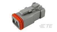TE Connectivity Buchsengehäuse-Kabel DT Polzahl Gesamt 2 DT06-2S-EP04 1 St.