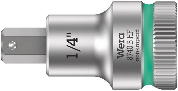 Wera 8740 B HF 05003089001 Außen-Sechskant Steckschlüsseleinsatz Haltefunktion 10 mm 1/4" 3/8" (10 mm)