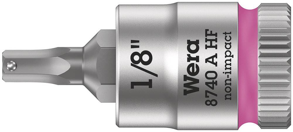 Wera 05003383001 8740 A HF Zyklop In-Hex 1/4" Bit-Socket 1/8" x 28mm
