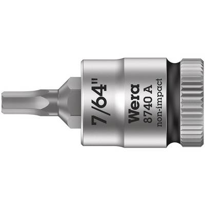 Bit-Einsatz von Wera, Größe '7/64"', Modell '8740 A', geeignet für nicht-schlagende Anwendungen.