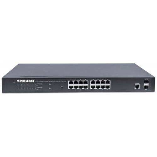 Intellinet 561198 Netzwerk Switch 16 Port PoE-Funktion