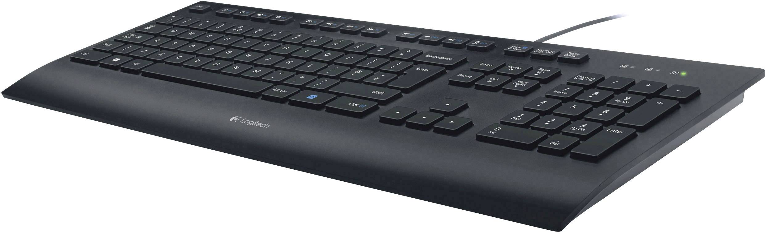 Logitech K280e B2B USB Tastatur Deutsch, QWERTZ Schwarz Spritzwassergeschützt-2