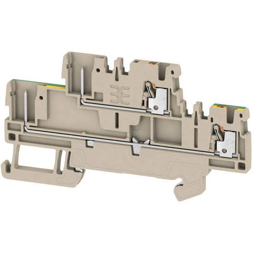 Thumbnail - Weidmüller 2485860000 Doppelstock-Durchgangsklemme 3.50 mm Zugfeder Beige 50 St.