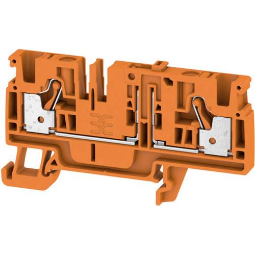 Weidmüller 2429890000 Durchgangsklemme 6.10 mm Zugfeder Orange 50 St.